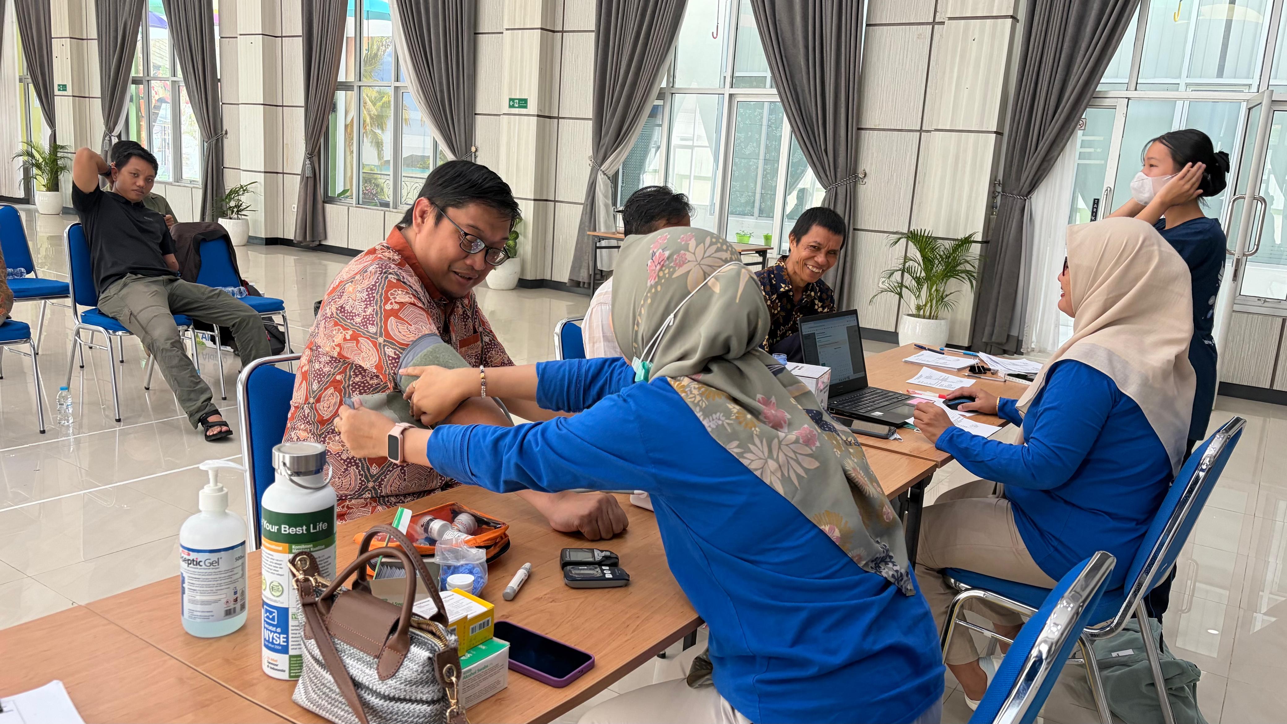 Sapa Setia Guling (PTM Terintegrasi CKG) di KPKNL